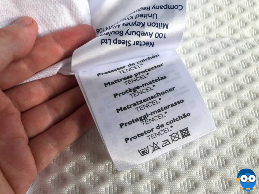 DreamCloud mattress protector washing instructions